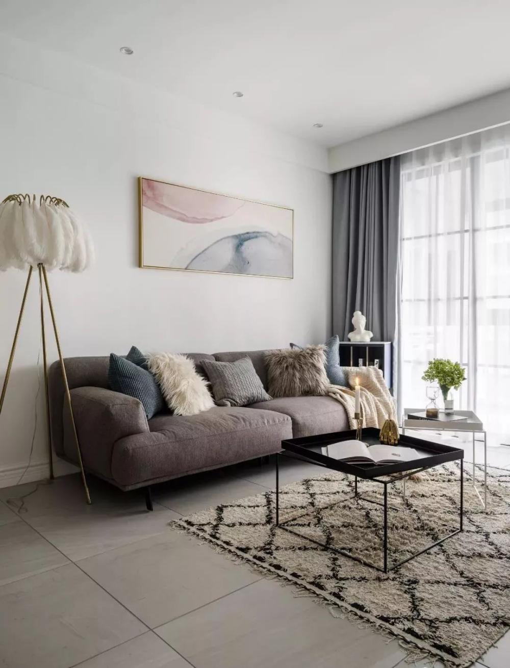 花20萬打造的85平北歐風小戶型二居室，年輕大方的小窩