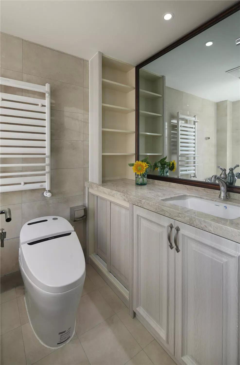 休闲、浪漫美式三居之家，灰蓝色的墙面设计就是时尚！