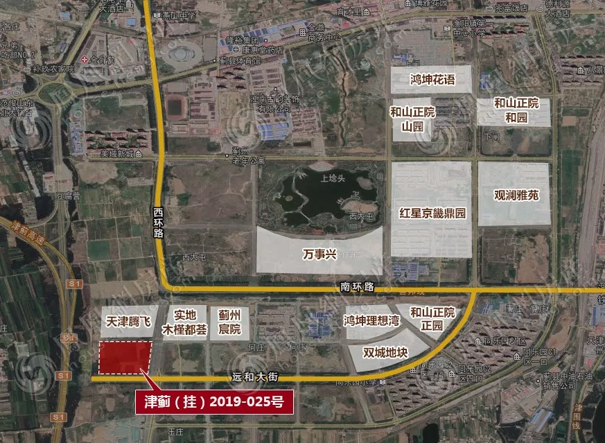 蓟州新城上架建面9万㎡住宅用地，起始楼面价4313元/㎡