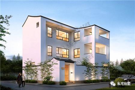 ?农村三层别墅设计图, 传统建筑的简约之美