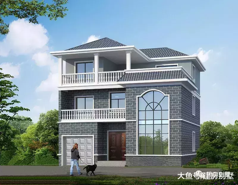 簡單實用的自建房戶型，在農村，百分之九十的人選擇這樣蓋