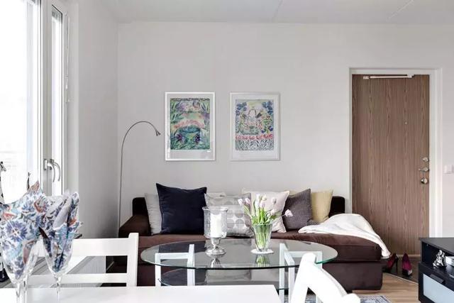 44平小戶型，寧愿少一間房，也要做雙休閑區！太漂亮了