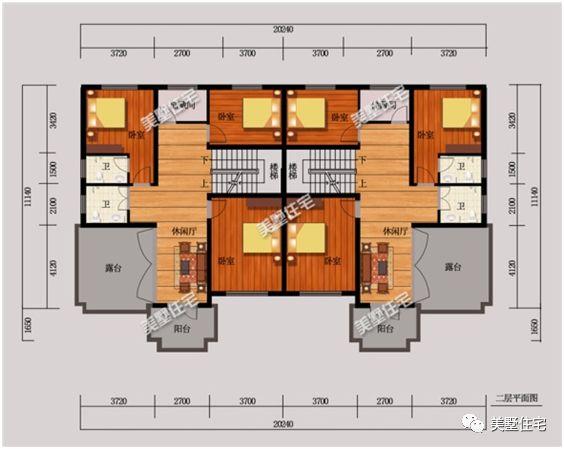 5款最美农村双拼别墅户型，家有兄弟这么建房，准没错！