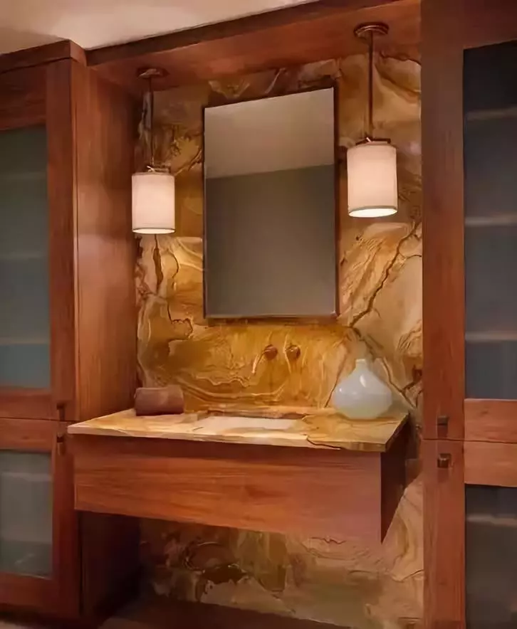 你家的洗手台是这样的吗？看看土豪都有什么材质做洗手台吧！