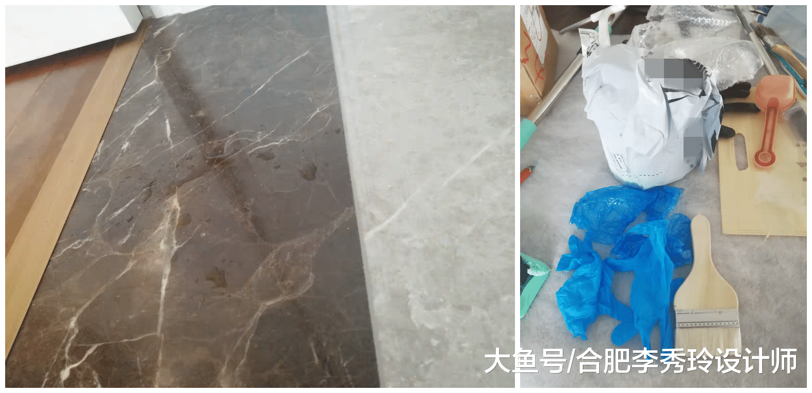 环境潮湿就别用大理石铺地！等到地板发白返碱才后悔，就来不及了