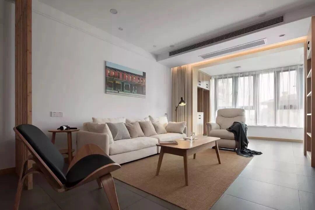 极简原木风三居室