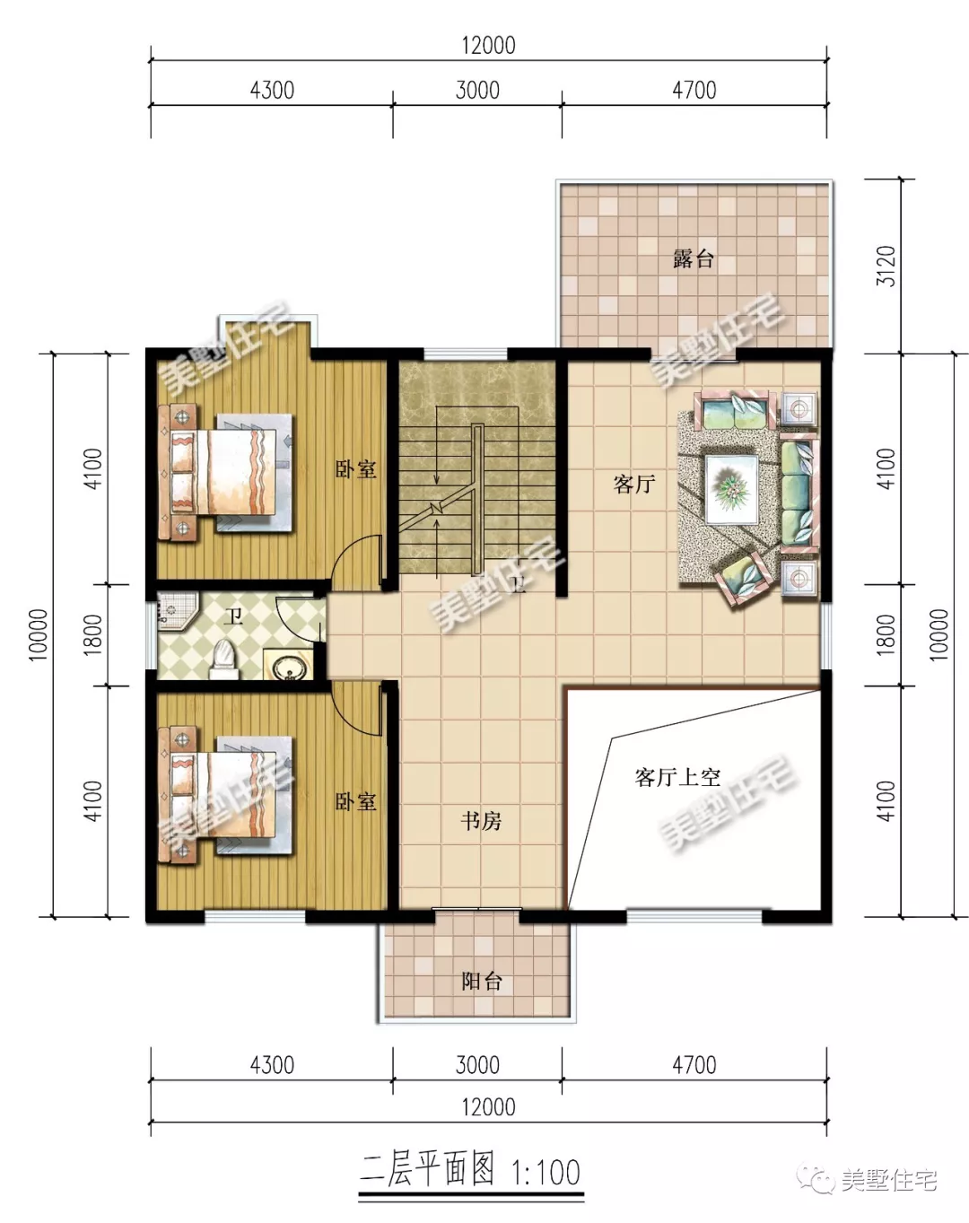 8款面宽12米的农村别墅户型，看过的人都忍不住收藏了，赞！