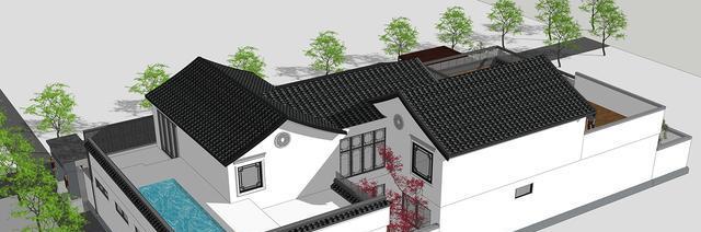 458㎡新中式别墅，最美中式庭院，第一眼就足够让你惊艳！