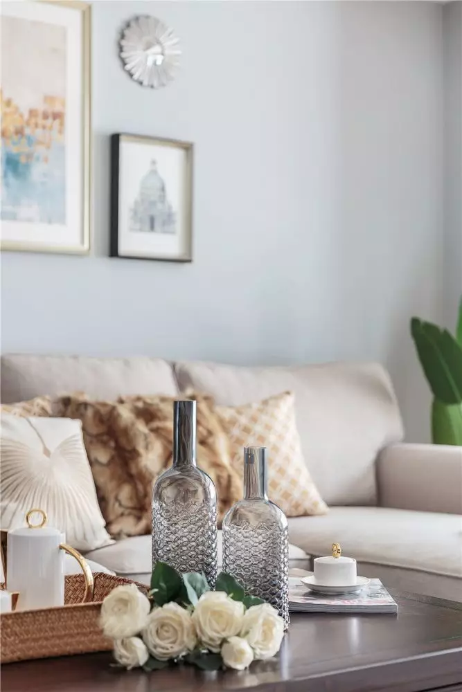 116㎡简约美式风三居室，注重实用的同时设计也很美！