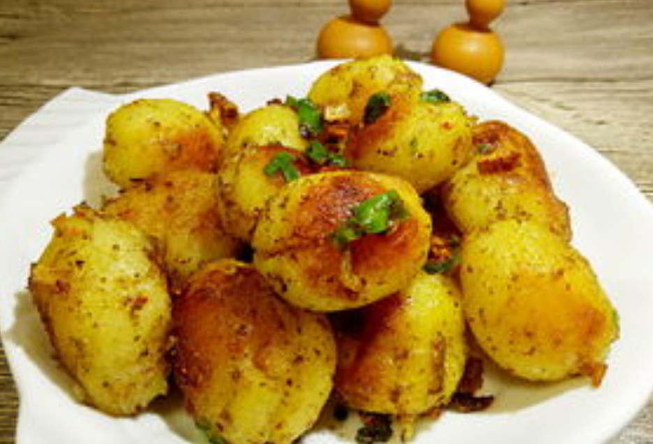 自己在家做孜然土豆，令人蠢蠢欲动，吃的真过瘾啊