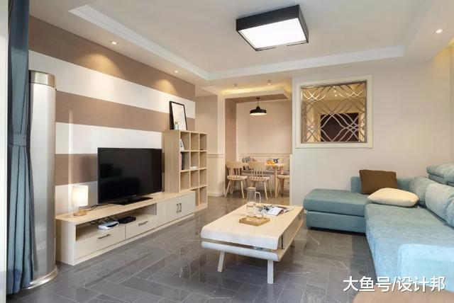 86平的简约两居室，也可以成为小区的样板房