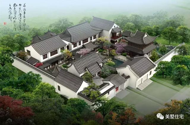 你喜欢的中国风别墅，这里有15款效果图，不建房也要收藏