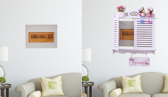 嫌弃电表箱难看？4招教你完美遮挡顺带提升家居颜值