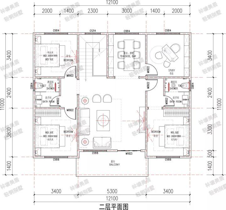 这23款经济又适用的二层别墅你看了吗？内附平面图、效果图！