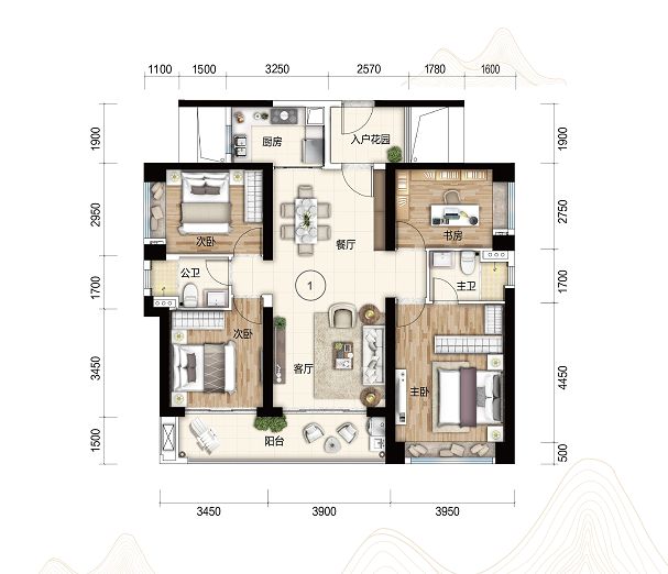 首期15万起，买江景四房！门口三地铁，还带省级学位
