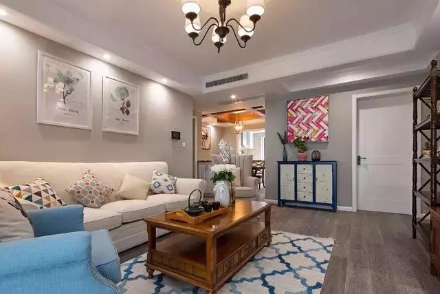 简美式风装修的家，装修简约又很有态度，格调十足