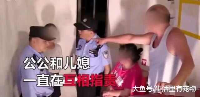 孩子寫作業時被媽媽訓哭，爺爺看不過與媽媽爭執，最后還動手了！
