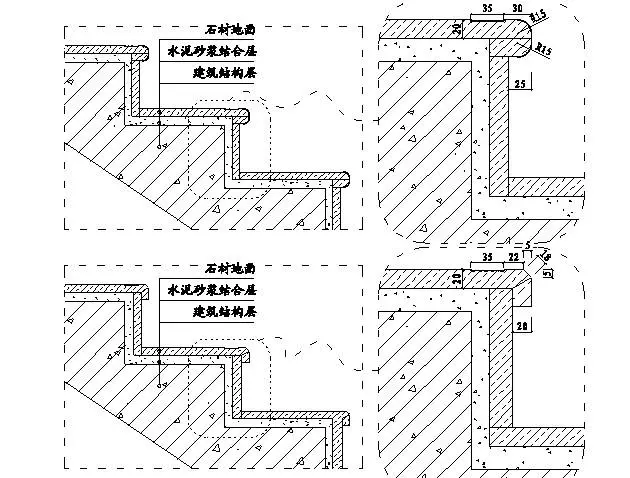 精装修工程细部节点构造施工示意图