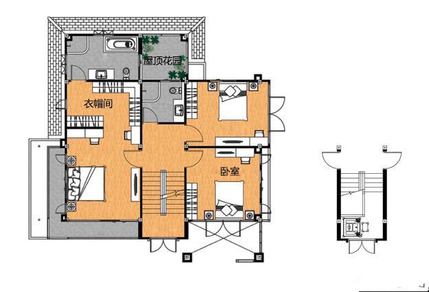 兩套現代小清新戶型，在村里建一棟，養老簡約時尚