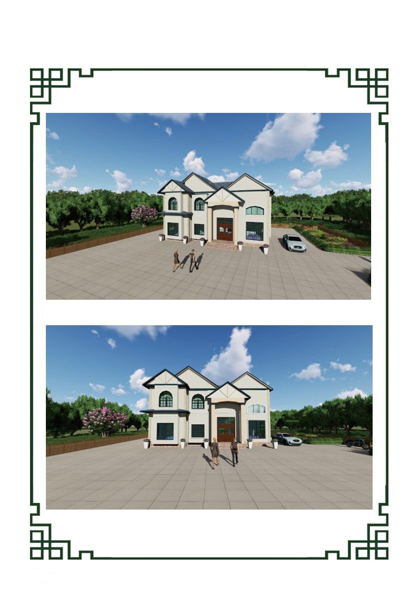 多套二层轻钢别墅效果图，你觉得哪套更合适？