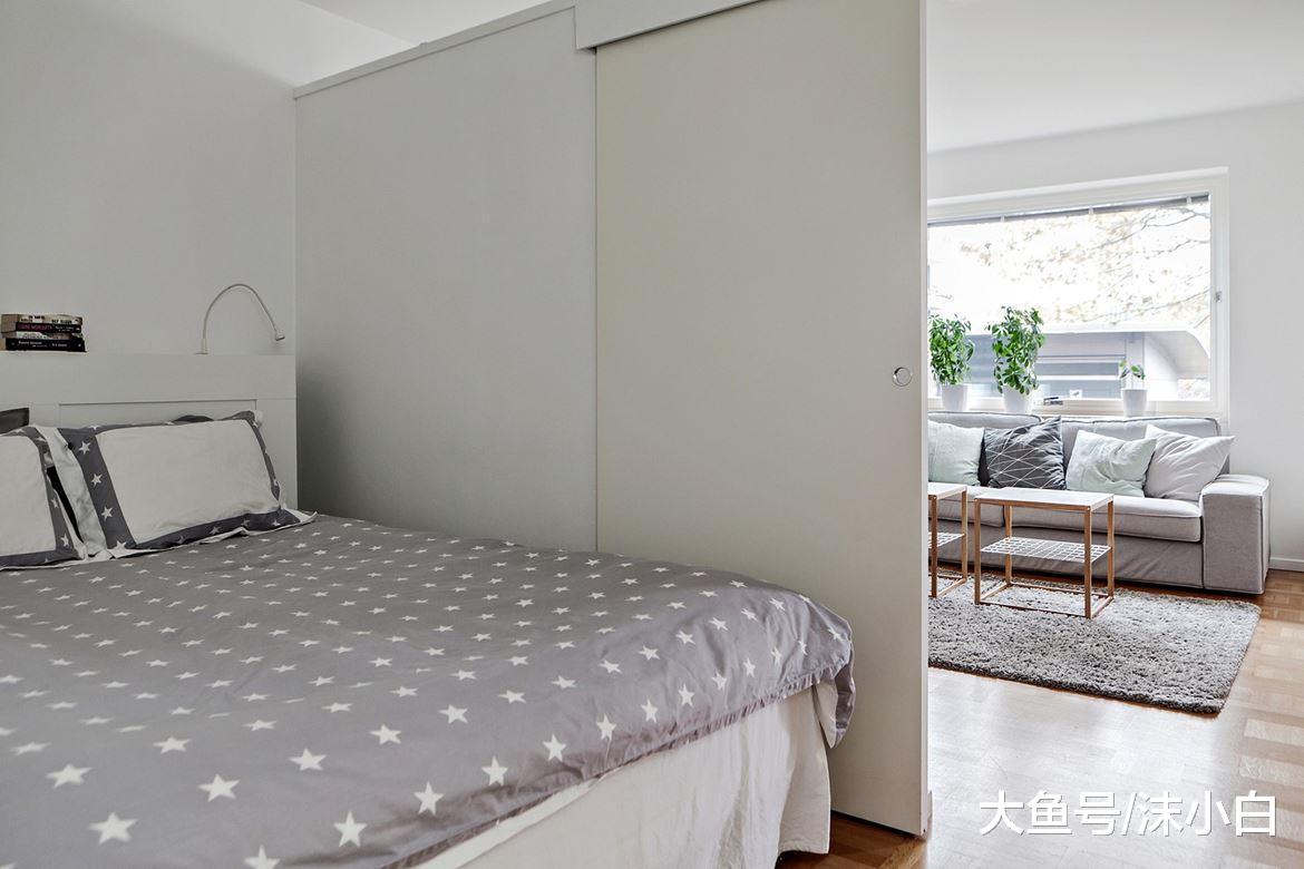 晒我上海48平小户型, 四通八达全是门, 客厅多堵墙立马多一间房!