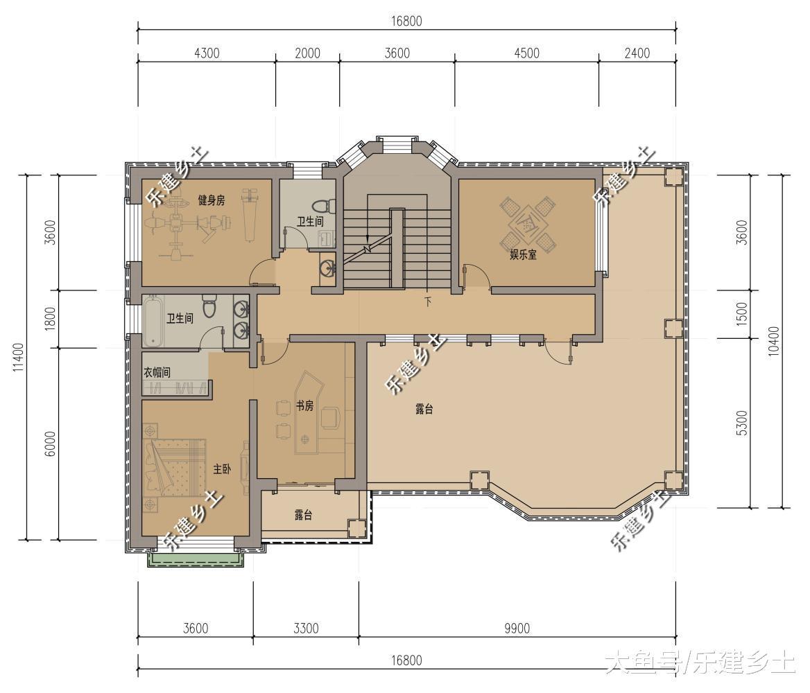 三層多露臺自建房別墅設計，歐式風格，輕奢大氣