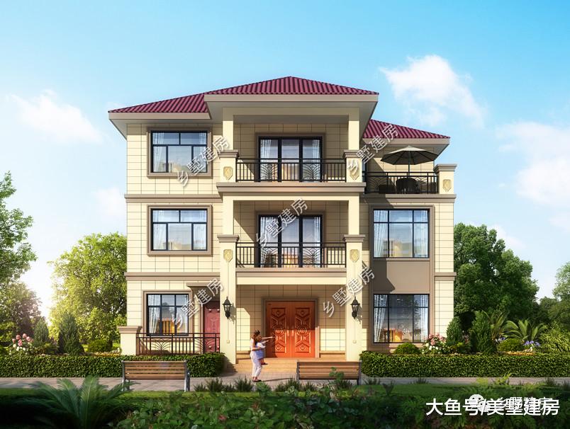 13x9米三层欧式别墅，和父母一起住，共享天伦之乐！