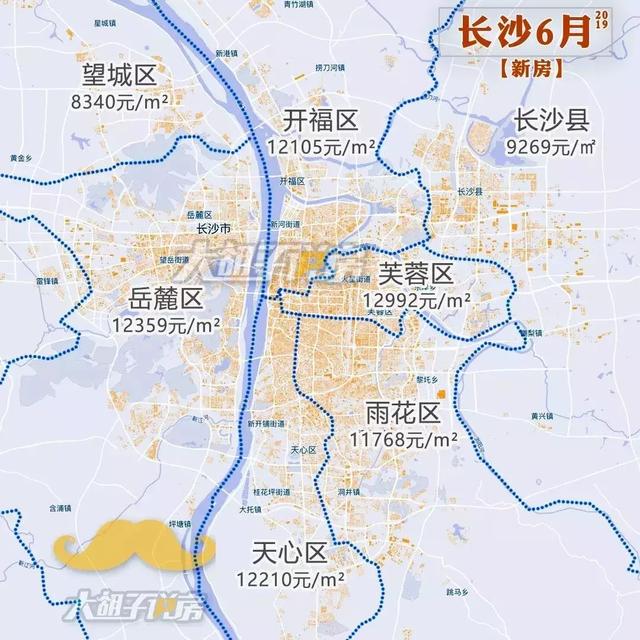 全国25个重点城市及大湾区6月份「二手房」均价图出炉