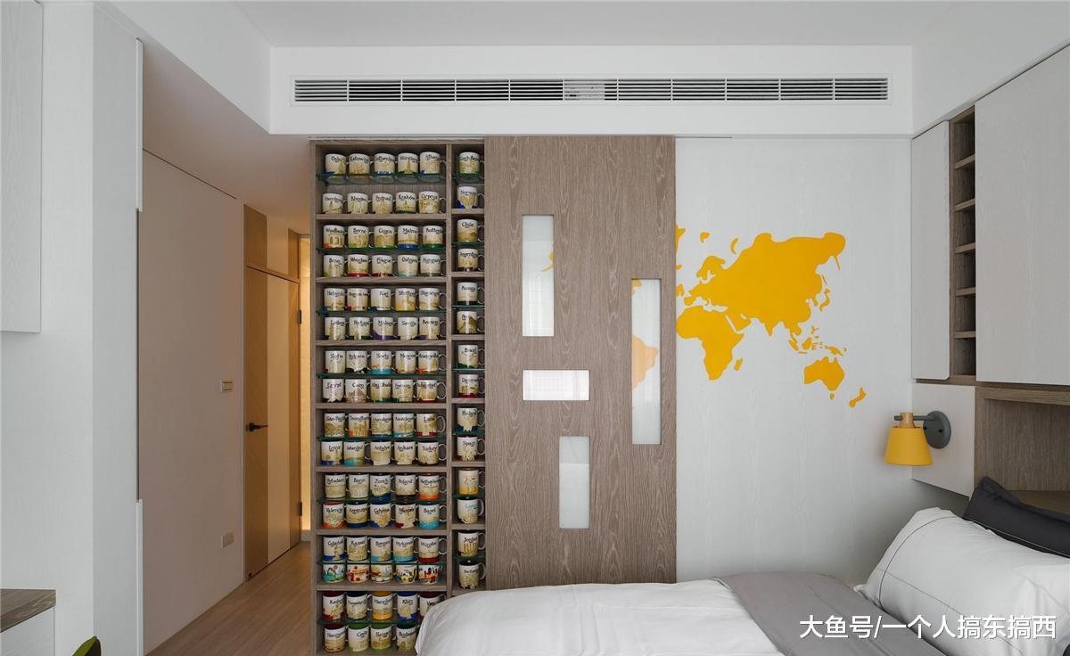 110m2现代风二居室, 客厅的设计太棒了, 看一眼就心动