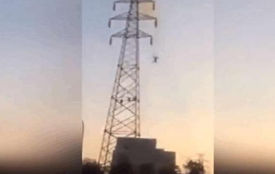 奇闻, 男子被3万伏电压击中后从30米高电塔掉落竟然未死