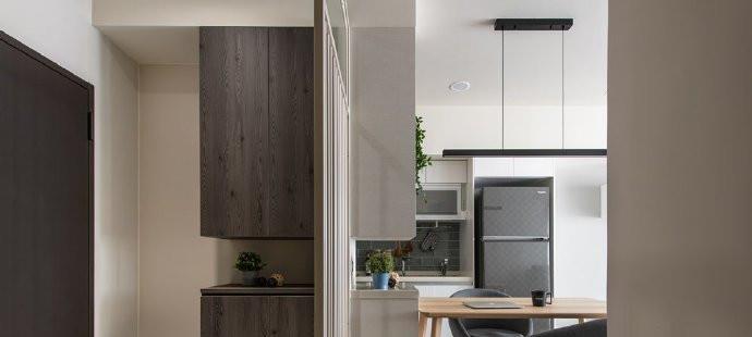 59平米小户型，一进门镂空隔断，太漂亮了，电视墙这样装，真明智