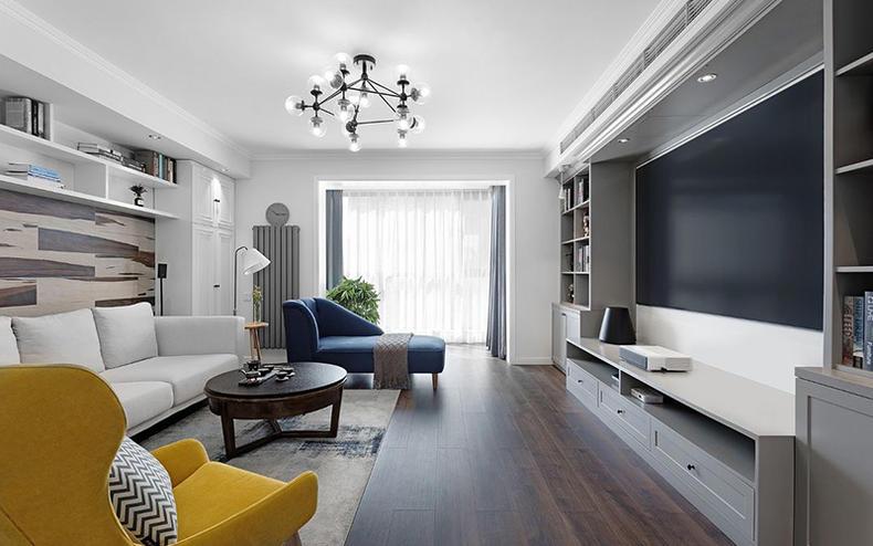 三居室素雅色调装修, 打造三代同堂小家