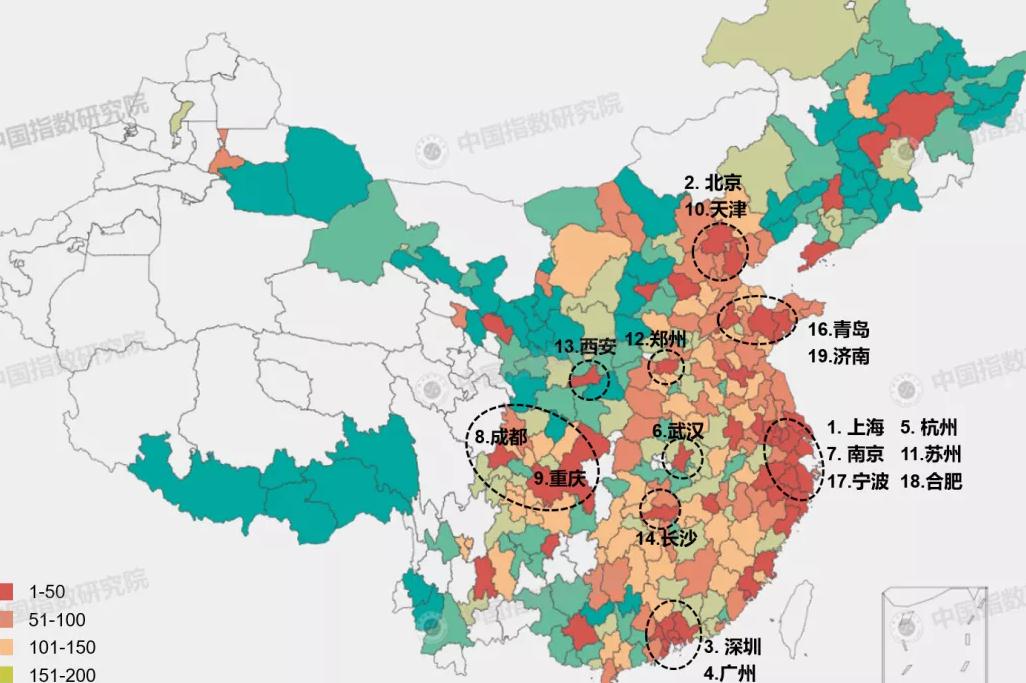 2019中国城市开发投资吸引力排行榜重磅发布!