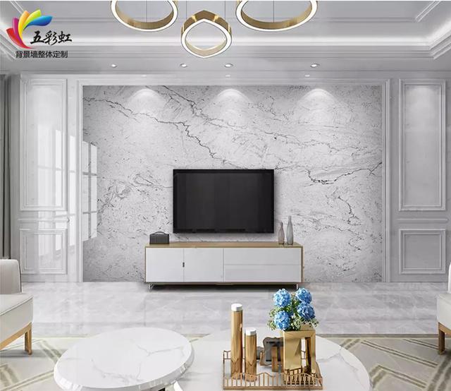 10款简约石纹搭配护墙板电视背景墙, 这波设计我服气!