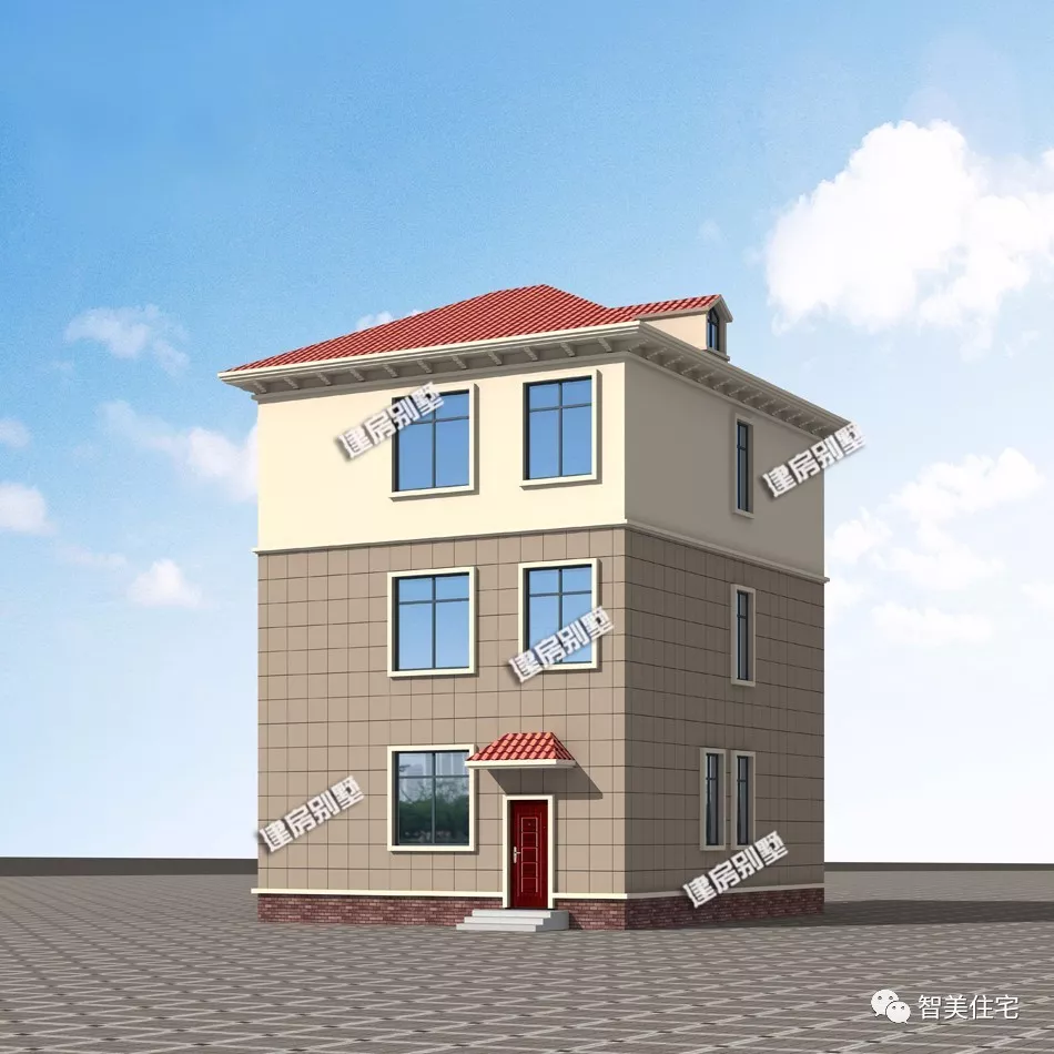 5栋宽8-9米左右的别墅，宅基地小不用愁，照样建美宅