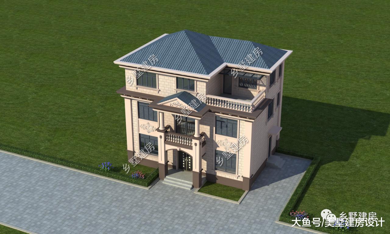 12X10米农村小别墅，简约又实用，这才是自建房该有的样子！