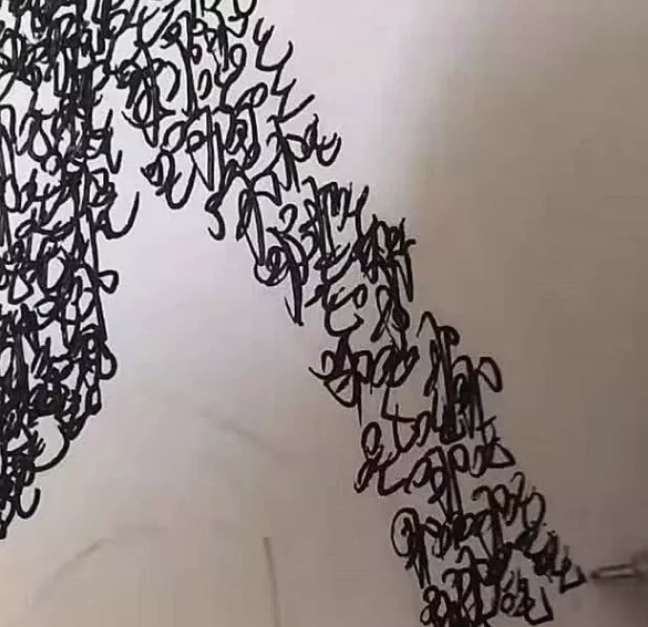 美术生狂写“哪吒”，开局觉得疯了，最后看呆众人：怕是被蜂蛰了