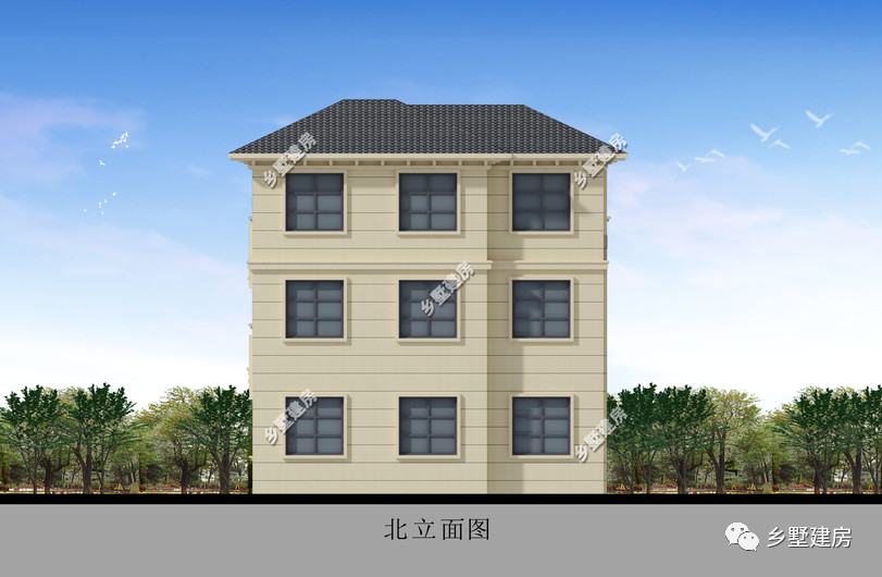 10.6x10米农村别墅，美观大气，欧式风格深受大众的喜爱