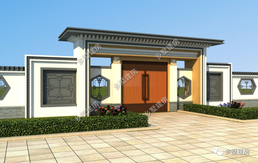 三层平顶现代风农村别墅，完美的颜值，人人都羡慕的豪宅！