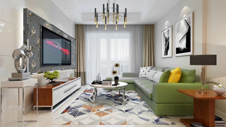 北欧电视墙设计，简约又不失风情