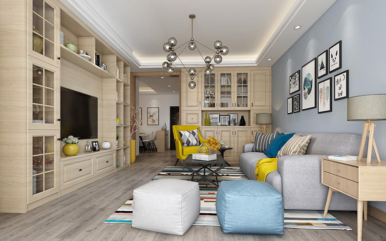 电视墙做成这样真好看，时尚不落伍