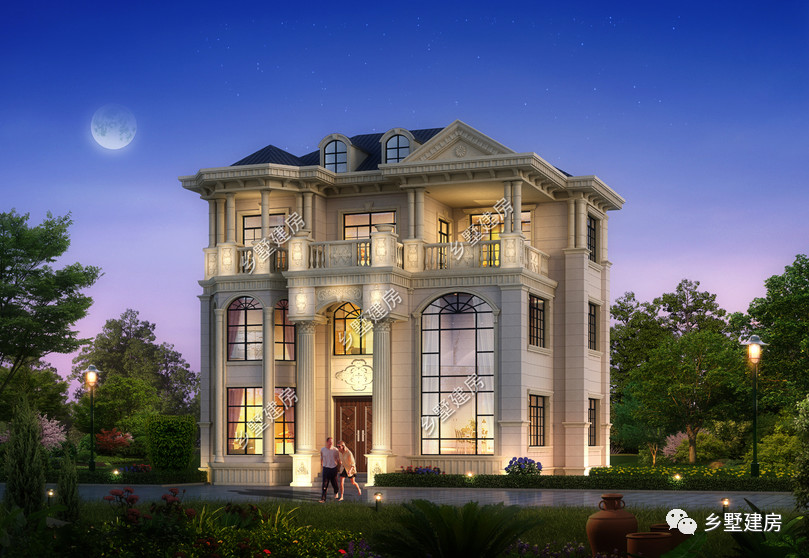 农村自建欧式别墅，大卧室+多阳台，献给爱生活的你！