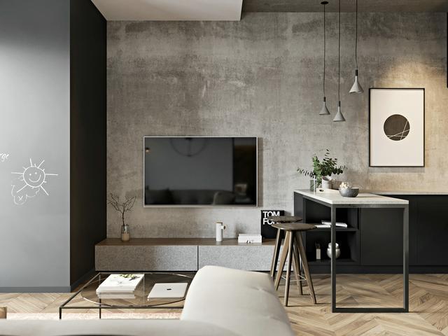 现代工业风装修，做的太精致了，简约不简单，搭配也很棒