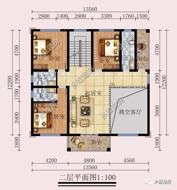 开间13米，占地170平，43万的别墅最适合回老家建上一套！
