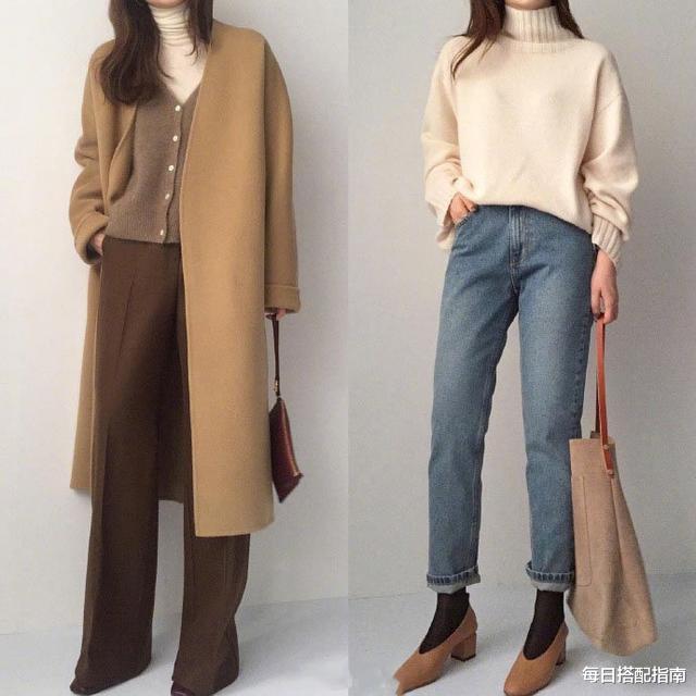 穿衣搭配|秋季纯色系通勤风穿搭示范，简约优雅又不失高级感，照着穿准美
