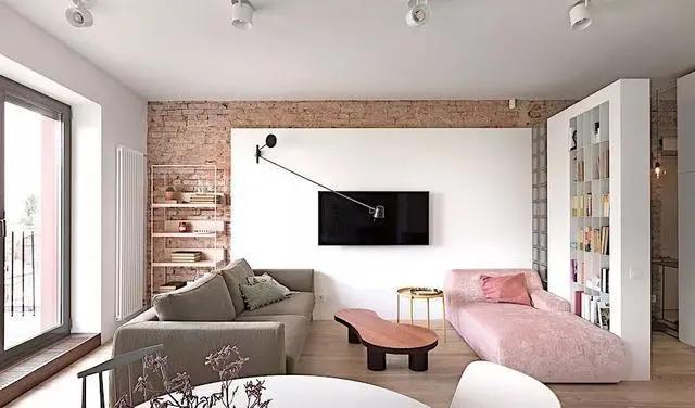 |66㎡小户型，红砖+白墙，细腻与粗犷。奶奶却以为我没钱装修