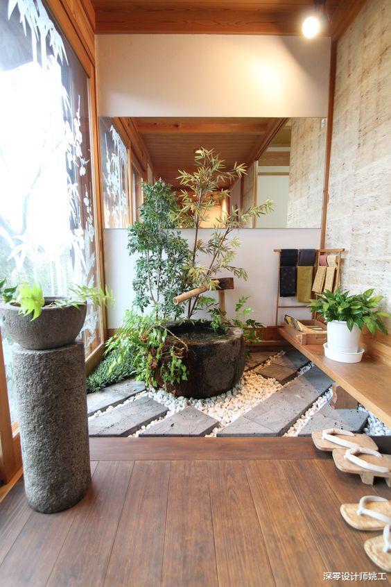 |不是我崇洋媚外，日本室内外，1㎡也能搞个小庭院，怎么看都不腻