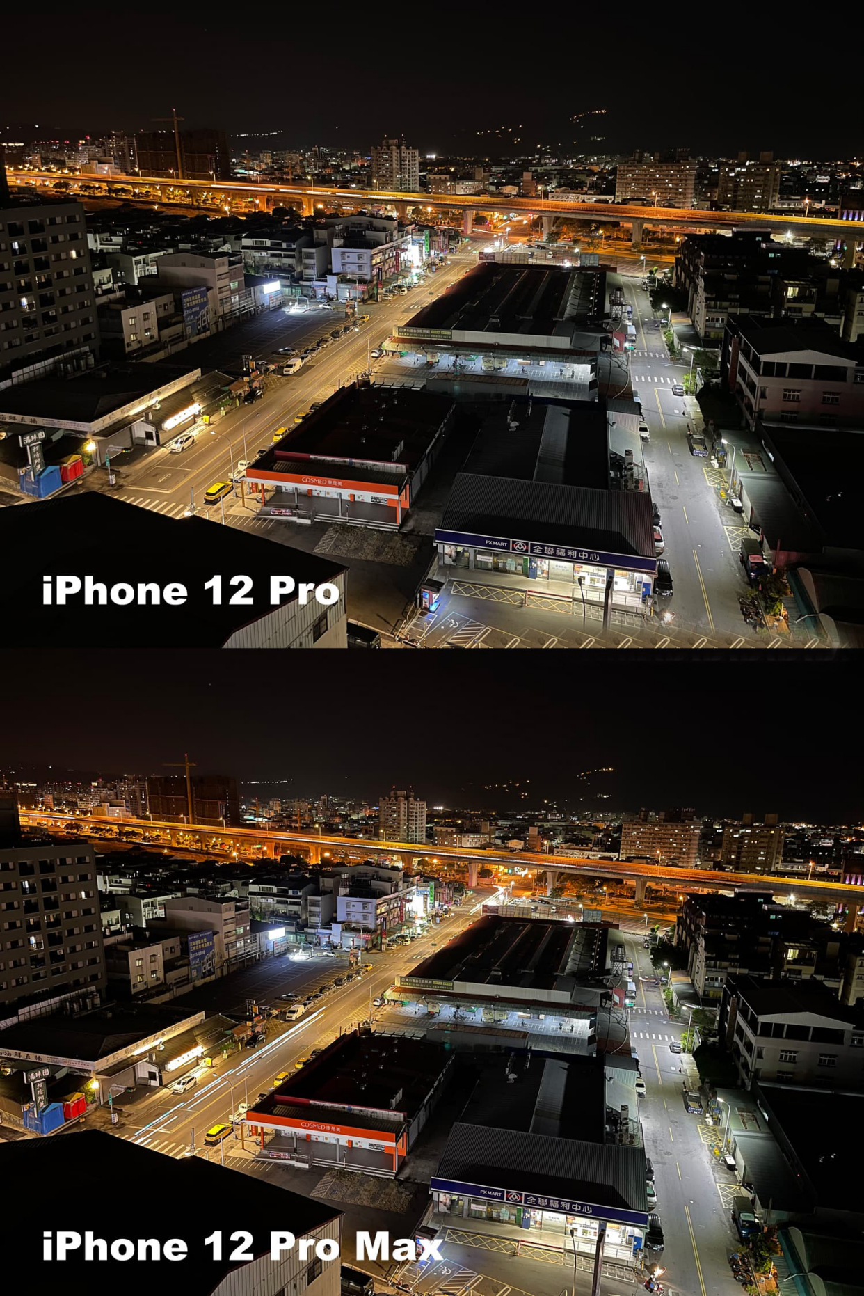 iphone12|iPhone12Pro与12ProMax夜拍对比：大光圈差距有多大？