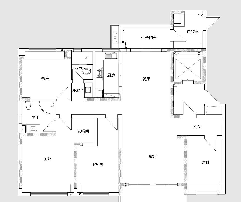 「设计师」180平轻奢美式风，听老婆的话把卧室衣柜做成玻璃柜门，太好看了