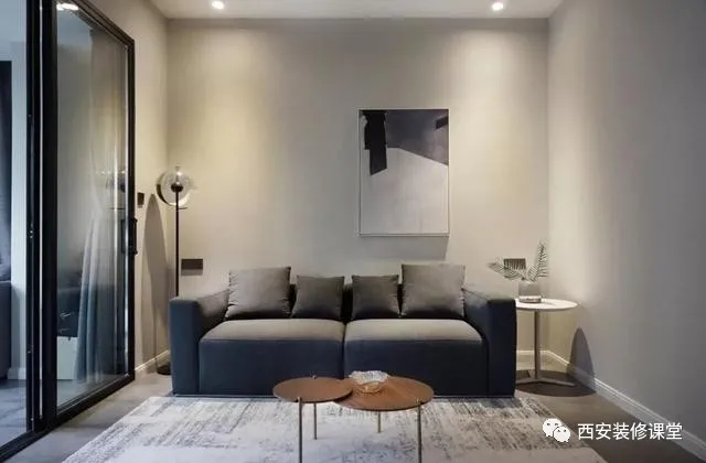 儿童房|90㎡两室变三室，极简黑白灰三口之家